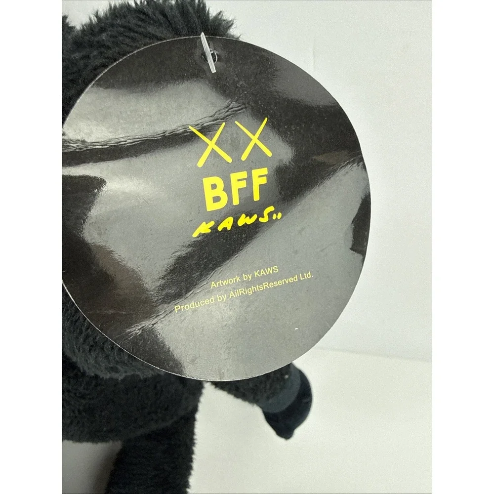 KAWS BFF Black Plush 17 Inch Figure Toy 2016 Limited Edition AllRightsReserved